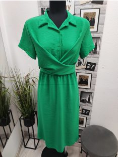 9517 Elena – elegáns nyári ruha (zöld)