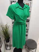 9517 Elena – elegáns nyári ruha (zöld)