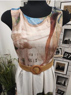 9524 Ariella – Mediterrán Hangulatú Nyári Ruha (fehér)