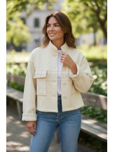 96886 Amara – krém-vanília oversize kabát