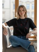A1287 Amoura Knit női mintás kötött felső