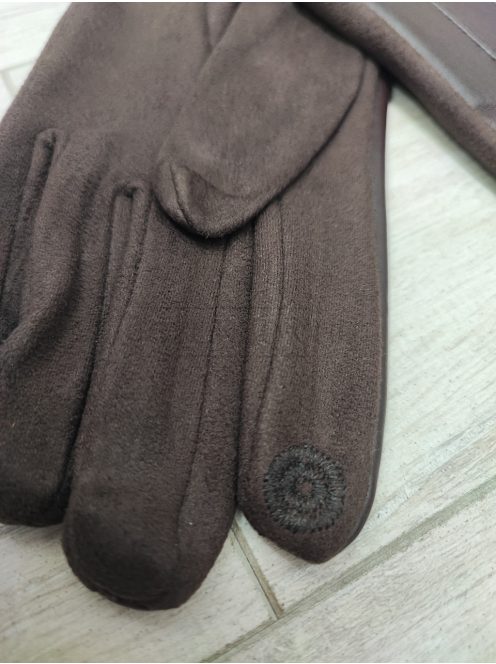 A52 női kesztyű (barna)