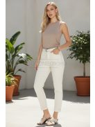 BF5128-12B Evelyne Ivory Mom-Fit nadrág