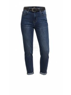   BF5567-2 DAFNE – sötétkék MOM FIT női farmernadrág övvel