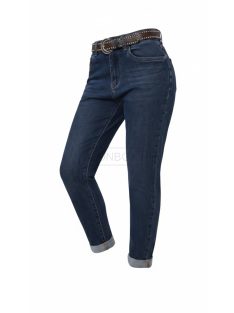   BF5571 DAFNE – sötétkék MOM FIT női farmernadrág övvel