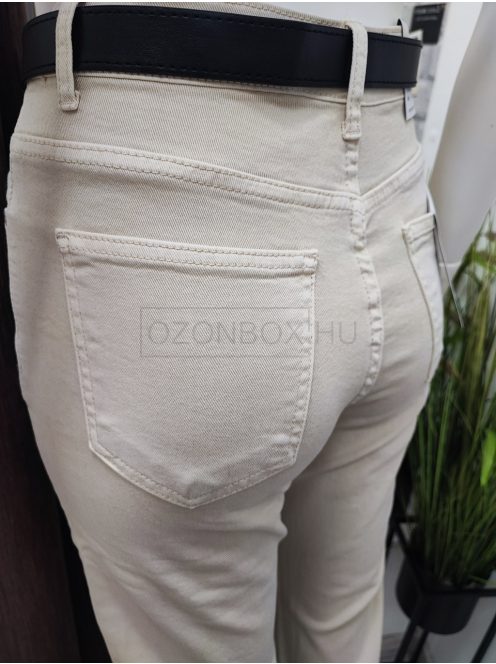 BQ1037-9A MS High Waist, Wide Leg nadrág (lágy bézs)
