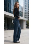 BQ5287 CASSANDRA – sötétkék WIDE LEG női farmernadrág