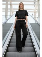 BQ9320-13 Noemi - egyenes szárú farmernadrág (fekete)