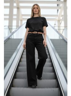 BQ9320-13 Noemi - egyenes szárú farmernadrág (fekete)