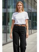 BQ9320-13 Noemi - egyenes szárú farmernadrág (fekete)