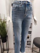 BQ9850 MS High Waist, Wide Leg farmernadrág