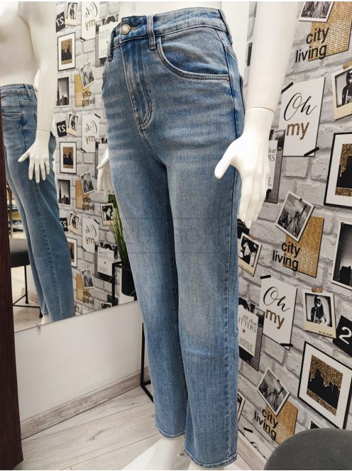 BQ9850 MS High Waist, Wide Leg farmernadrág