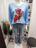 BQ9850 MS High Waist, Wide Leg farmernadrág