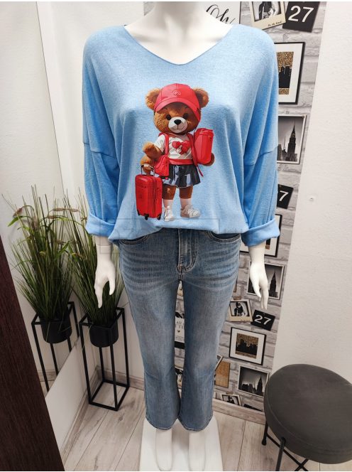 BQ9850 MS High Waist, Wide Leg farmernadrág