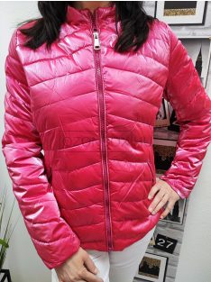 WANDA női steppelt átmeneti kabát pink színben