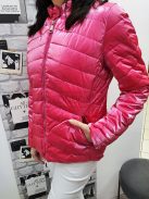 WANDA női steppelt átmeneti kabát pink színben