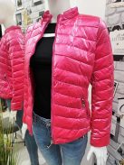 WANDA női steppelt átmeneti kabát pink színben