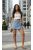 E2532 Zelina Denim farmer szoknyashort