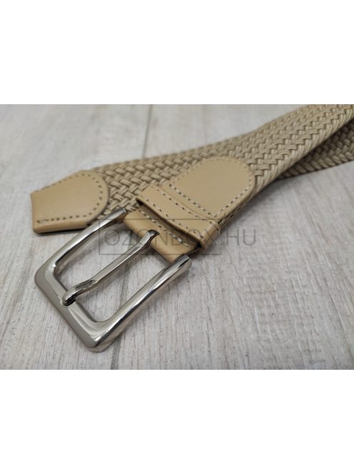 F-20 Férfi gumis öv drapp