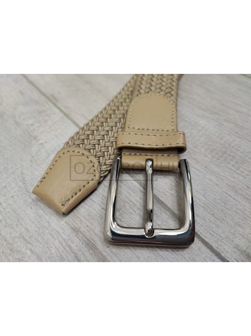 F-20 Férfi gumis öv drapp