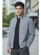 F-500 MARCOSTAR férfi hosszú ujjú cipzáras kardigán (szürke)
