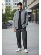 F-500 MARCOSTAR férfi hosszú ujjú cipzáras kardigán (szürke)