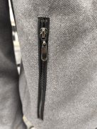 F-500 MARCOSTAR férfi hosszú ujjú cipzáras kardigán (szürke)