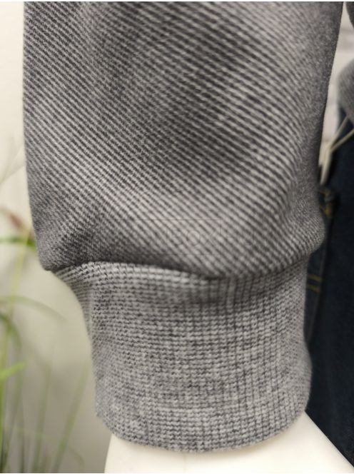 F-500 MARCOSTAR férfi hosszú ujjú cipzáras kardigán (szürke)