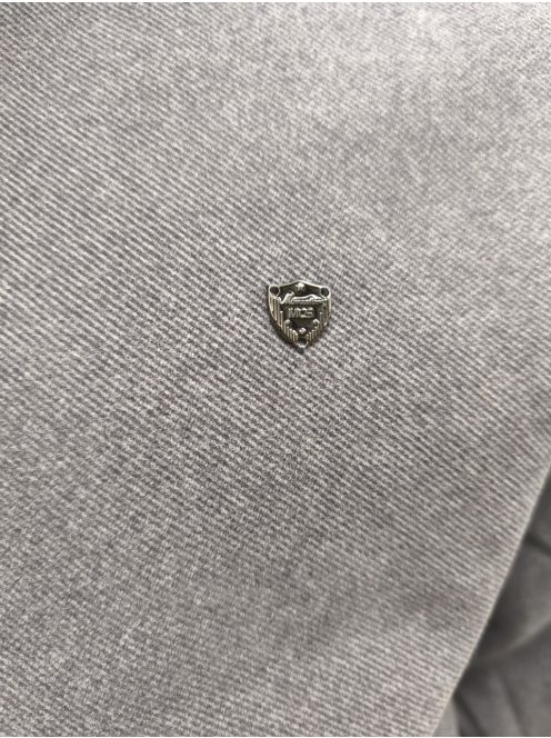 F-500 MARCOSTAR férfi hosszú ujjú cipzáras kardigán (szürke)