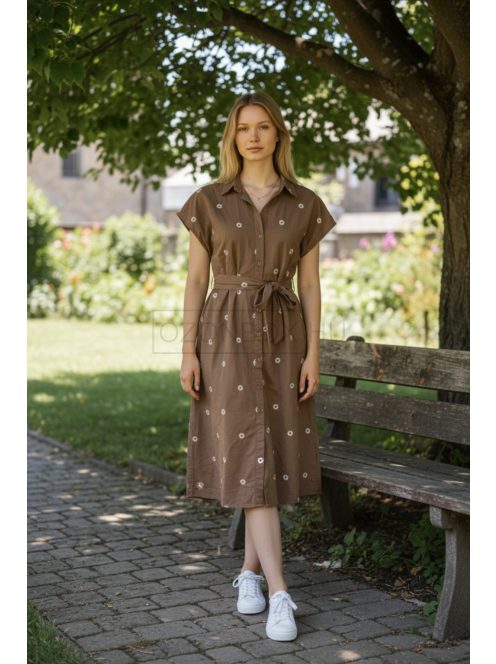 G66205 Marenne Pure ruha (kávé)