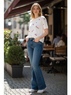 J2638-4 Selena Curve női magasderekú trapéz farmer