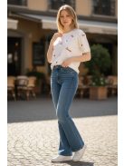 J2638-4 Selena Curve női magasderekú trapéz farmer