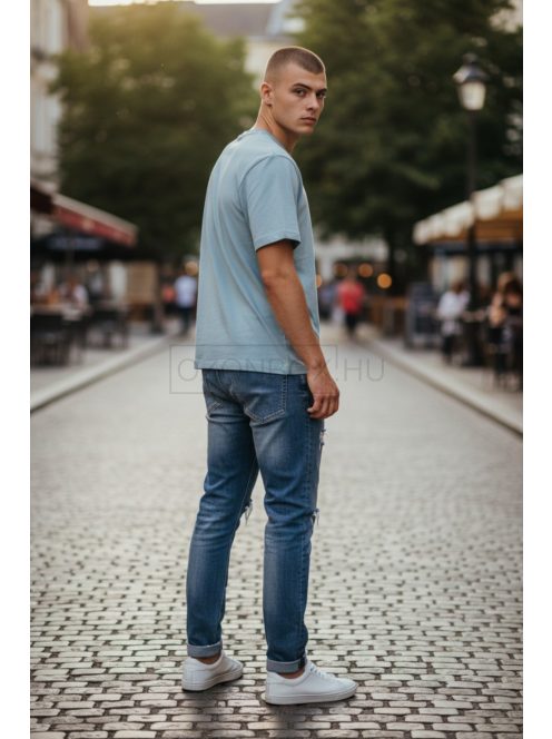 KA-2560 Ravon Street férfi szaggatott farmer