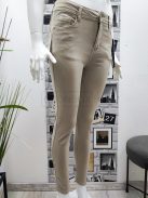 KP162-13 FANNI női sztreccs, PUSH UP normál derekú nadrág bézs színben