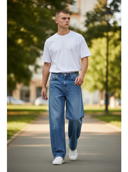 KT53-4 Nordic Flow férfi egyenes szárú farmer