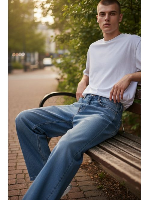 KT53-4 Nordic Flow férfi egyenes szárú farmer