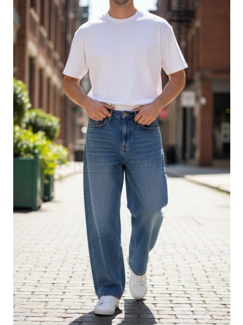 KT53-4 Nordic Flow férfi egyenes szárú farmer