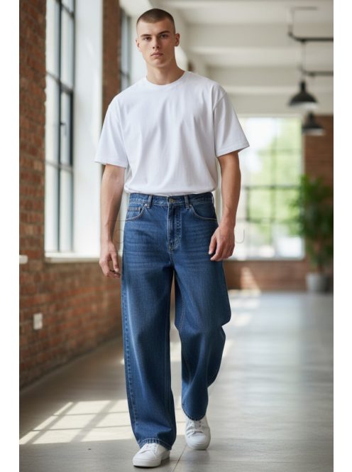 LN-011-50 Férfi BAGGY (bő szárú) farmernadrág