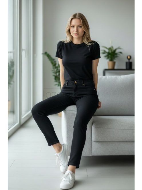 M2801A Noiré Sculpt női skinny push-up farmer (fekete)