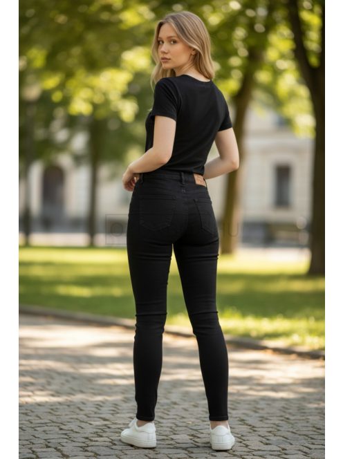 M2801A Noiré Sculpt női skinny push-up farmer (fekete)
