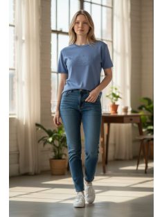 M3535 MIRAGE női kötött hatású felső (égszínkék)