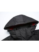 MMA-3896-1GS férfi kapucnis kabát fekete színben