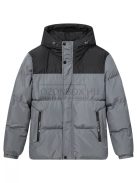 MMA-3945-3 GS férfi kapucnis kabát szürke színben