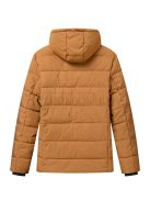 MMA-4297-3 GS férfi kapucnis kabát barna színben