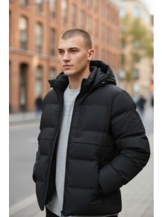 MMA-5399-1 Marco – puffer kabát (mély fekete)