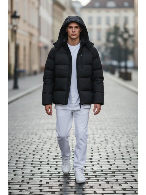 MMA-5399-1 Marco – puffer kabát (mély fekete)