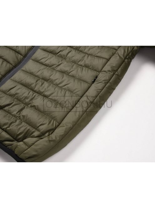 MMA-B3174 Férfi fűthető könnyű kabát keki színben