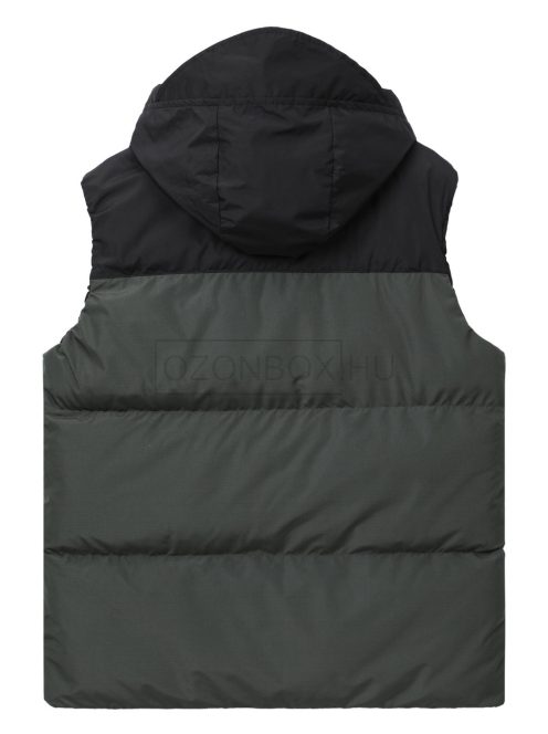 MMJ-3947-3 GS steppelt cipzáras mellény (zöld-fekete)