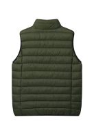 MMJ-5205 Férfi fűthető könnyű mellény (fekete-zöld)