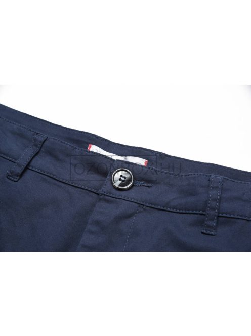 MMK-4077 GS férfi vászon bermudanadrág sötétkék színben